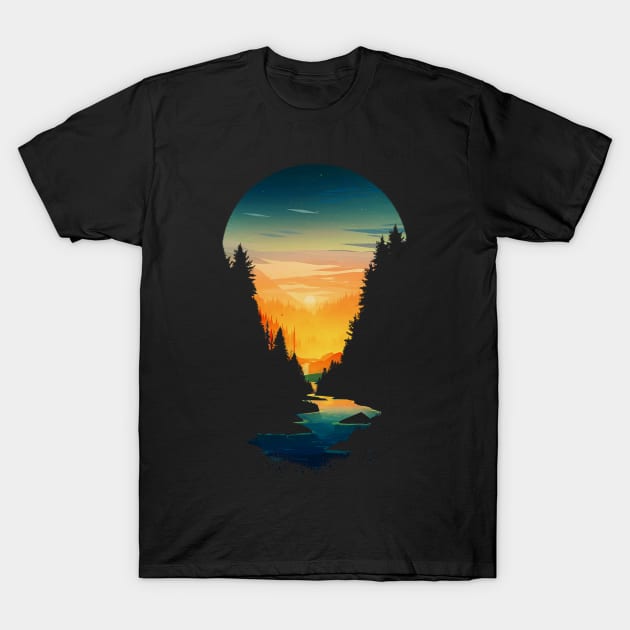 Summer Sunset T-Shirt by bobyberto